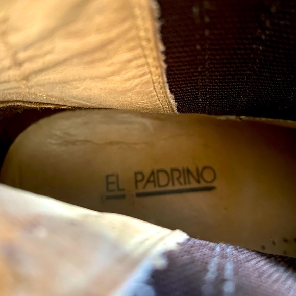 Amazing leather snip toe El Padrino cowboy boots - Picture 6 of 16